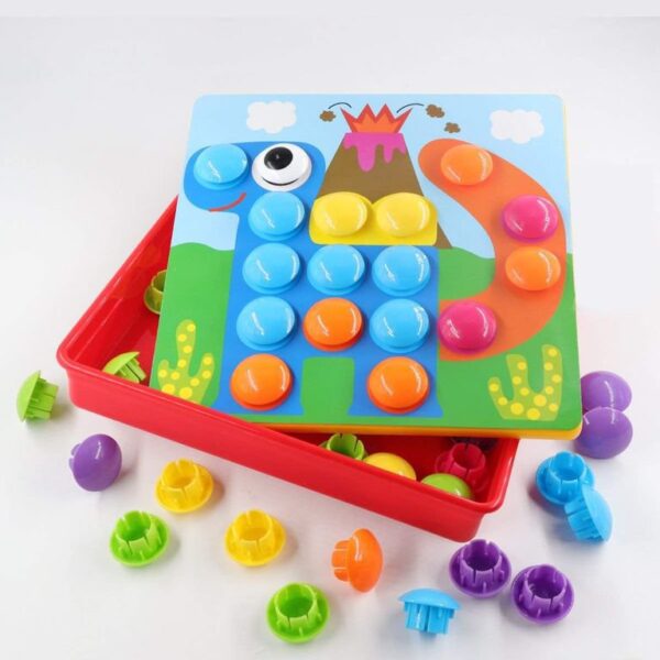 Button Nail 3D Color Matching Puzzle Game