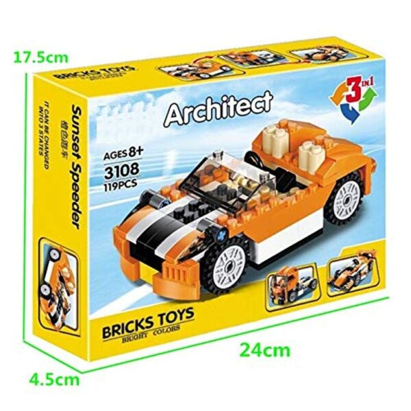 Architect Bricks 3108 – 119+ pieces - Image 3