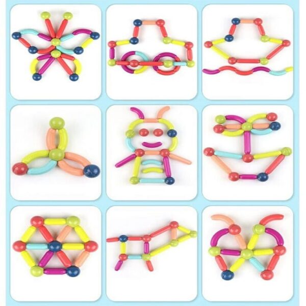 Magnetic Bar Blocks (100 Pieces) - Image 4