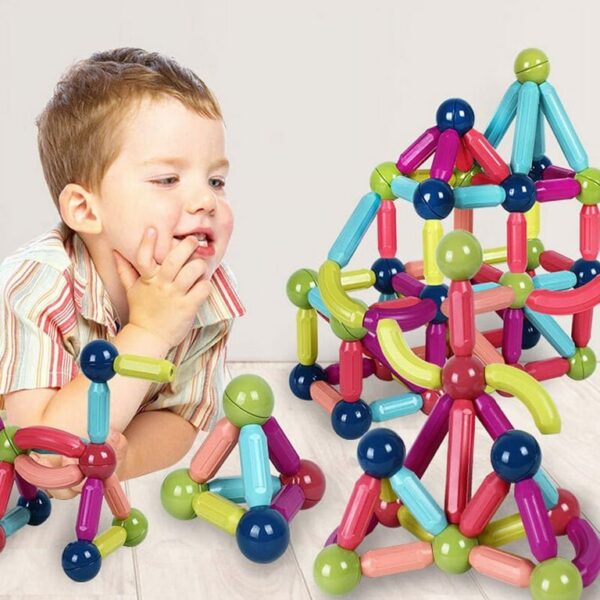 Magnetic Bar Blocks (100 Pieces) - Image 2
